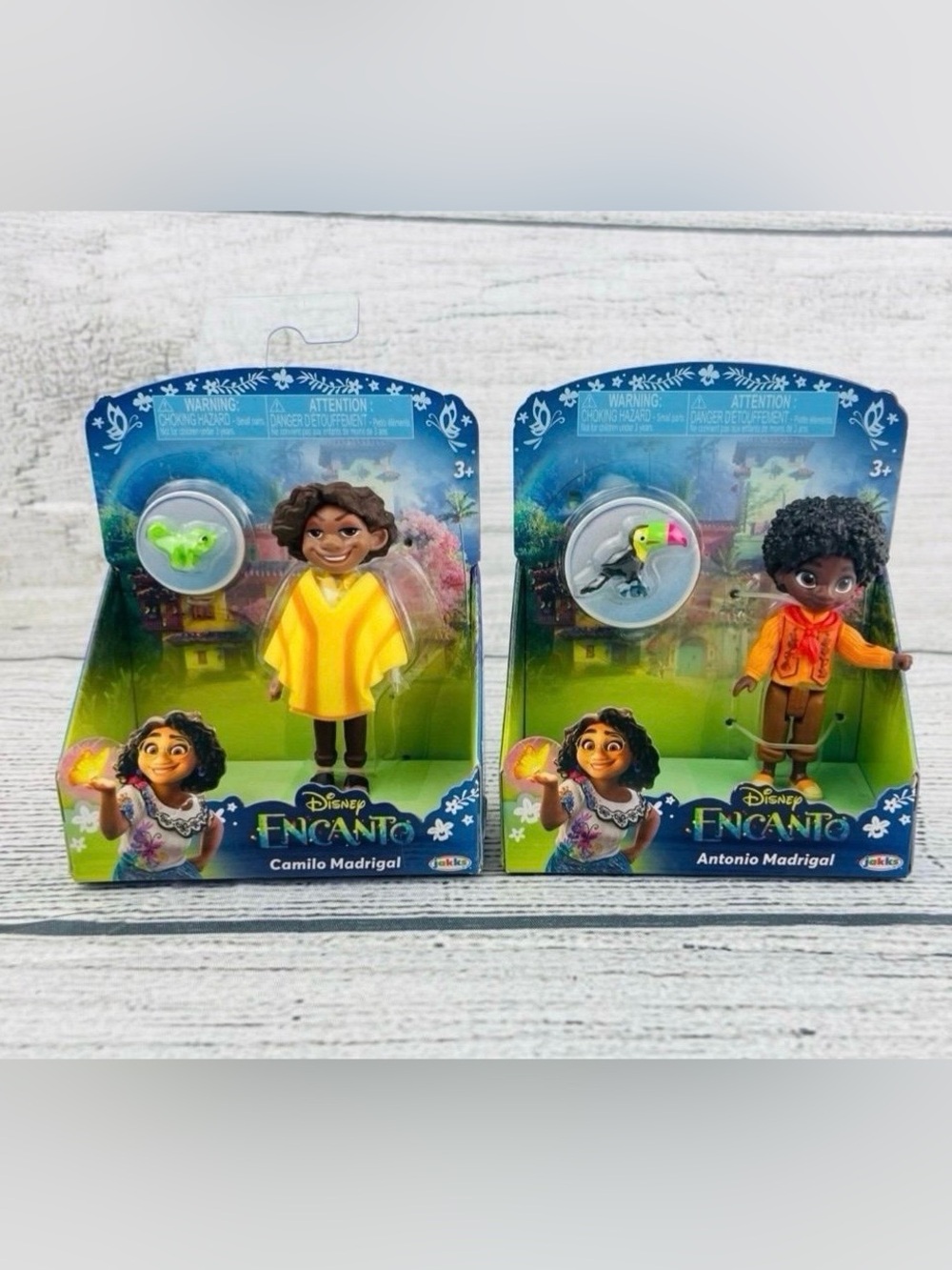 Disney Encanto 3" Figure Antonio Madrigal & Toucan Figure Jakks